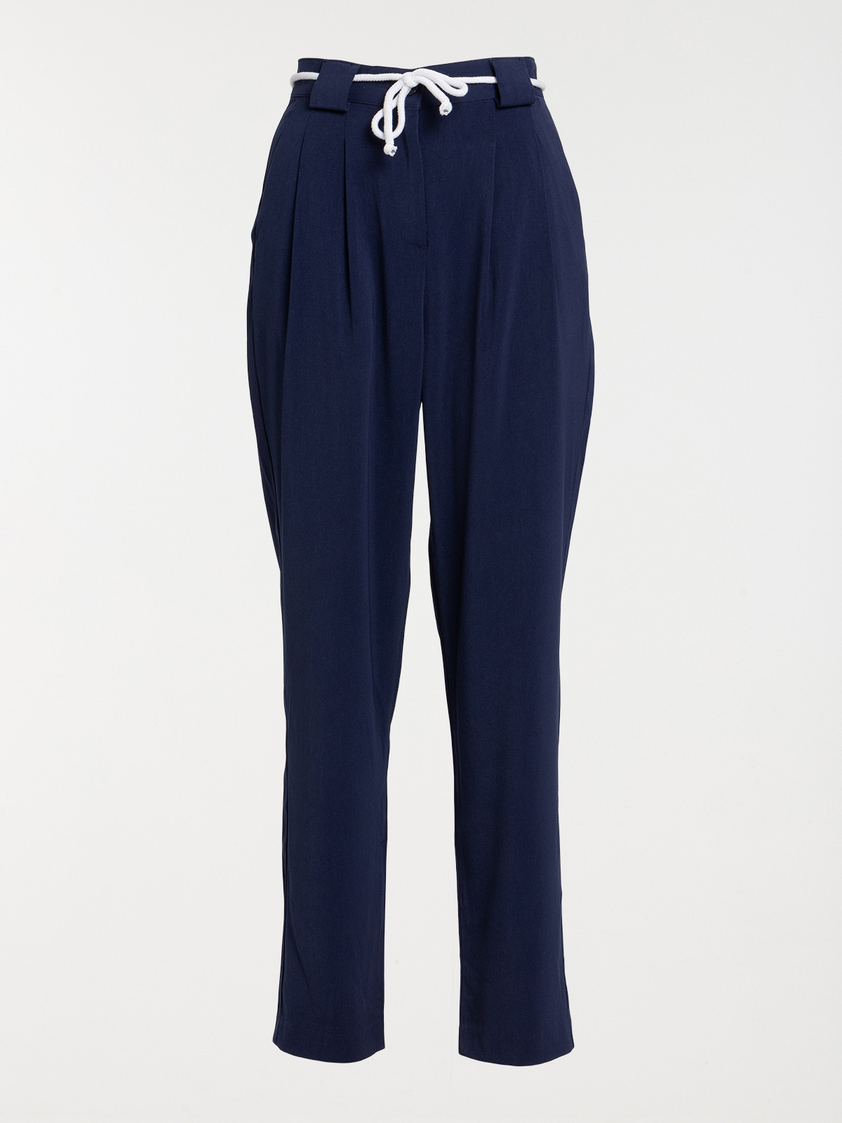 Pantalon coloris nautic blue femme