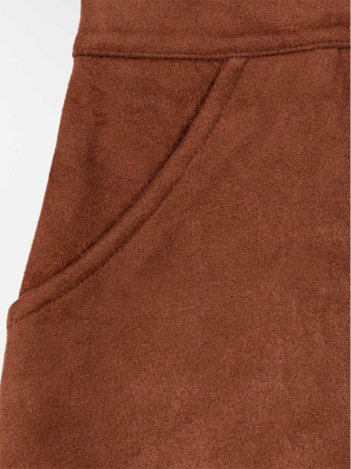 Jupe suédine pain d'épice...