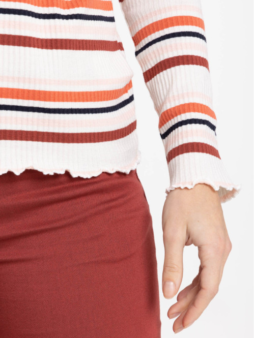 T-shirt rayures femme 