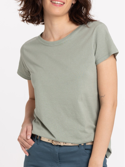 T-shirt tilleul grisé...