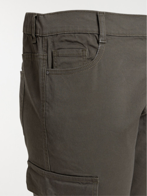 Pantalon cargo grande taille femme
