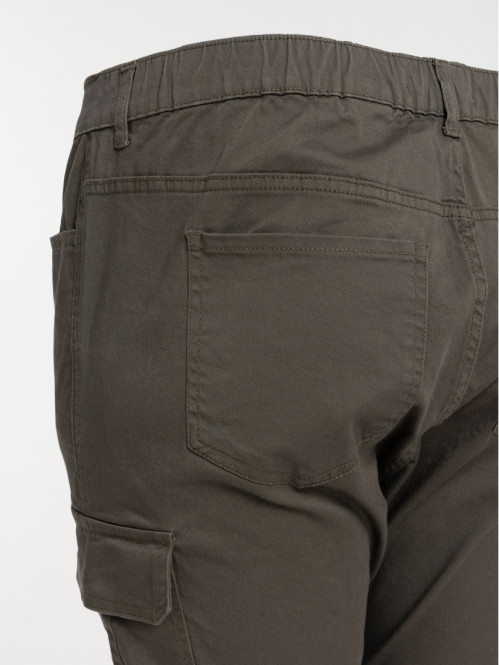 Pantalon cargo grande taille femme