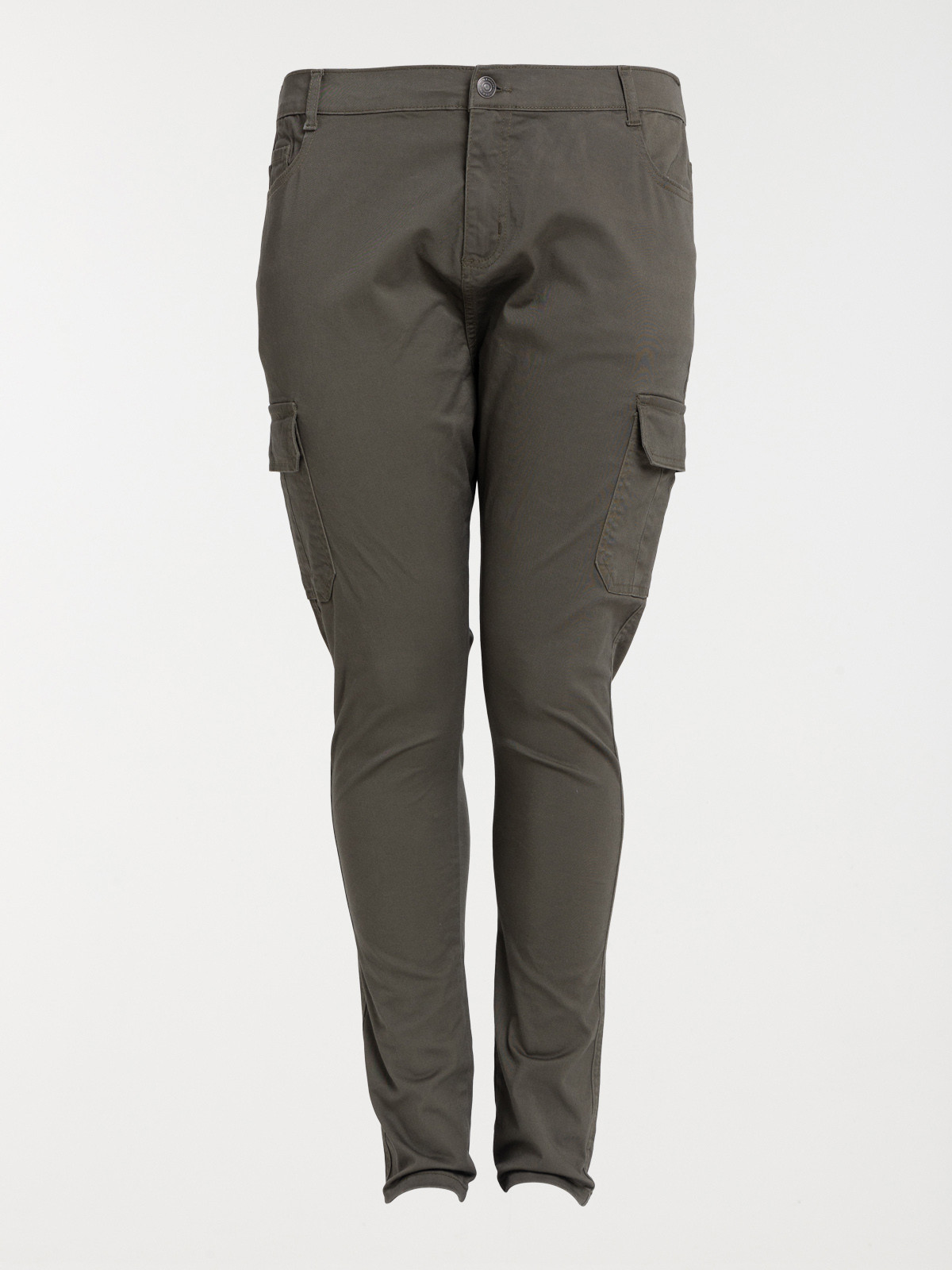 Pantalon cargo grande taille femme