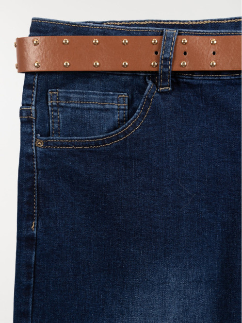 Jean droit ceinture grande...