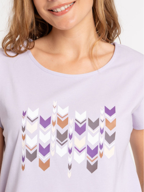 Tee-shirt orchidée motif...