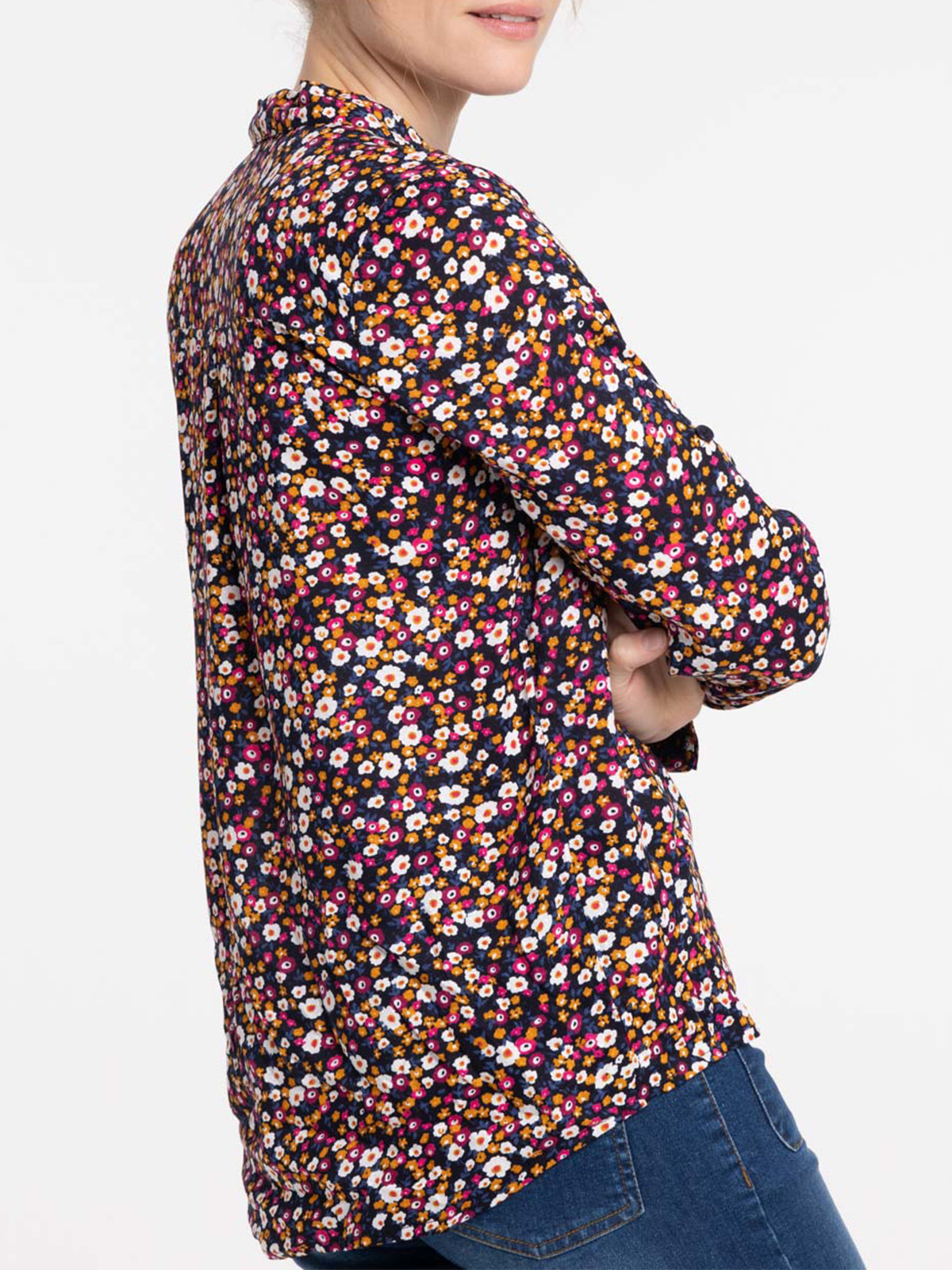 Chemise fleurie femme