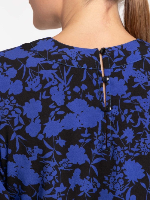 Robe fleurie bleu...