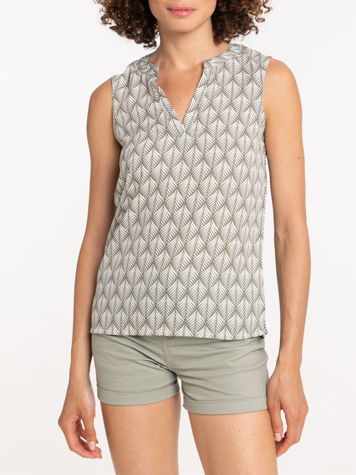 Blouse sans manches graphique femme Blouse sans manches graphique femme