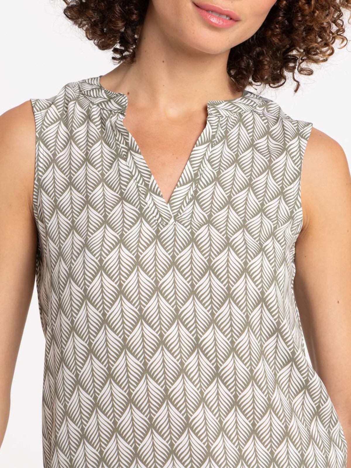 Blouse sans manches graphique femme Blouse sans manches graphique femme