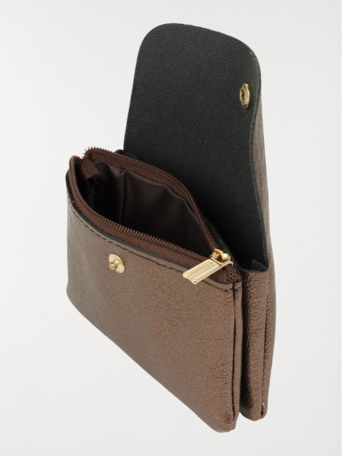 Porte-monnaie à rabat femme