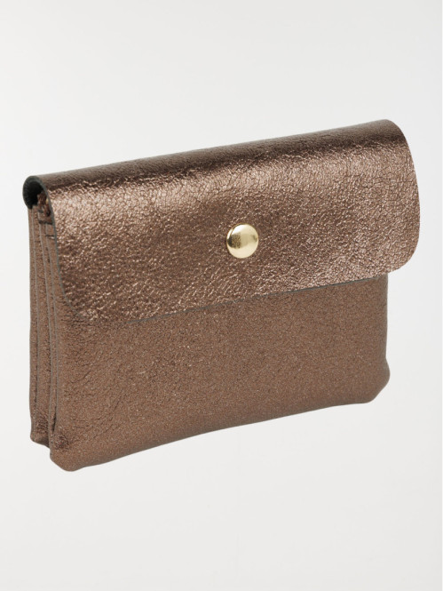 Porte-monnaie à rabat femme