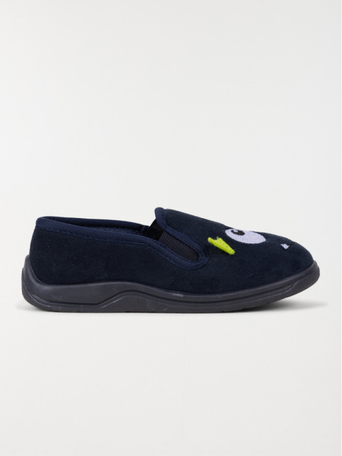 Chausson monstre navy garçon (31-35)