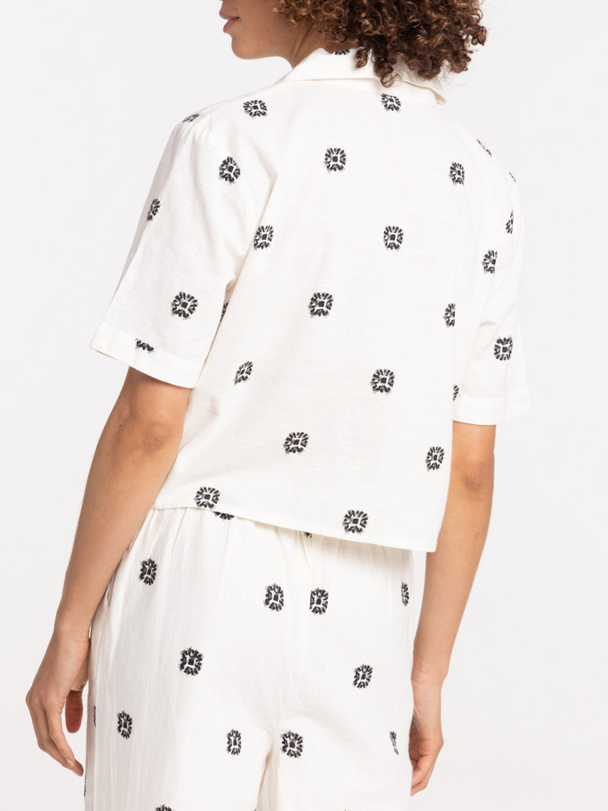 Chemise courte imprimée femme Chemise courte imprimée femme
