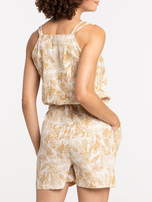 Combishort col V motif...