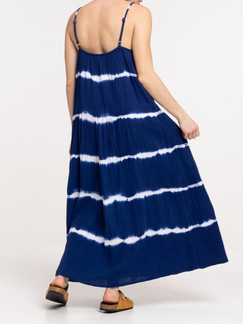 Robe longue tie and dye femme