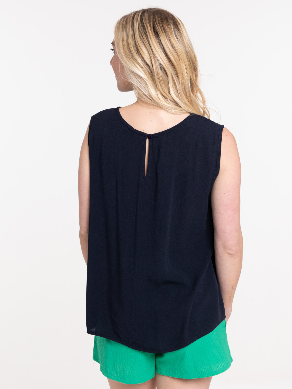 Top sans manches marine navy femme Top sans manches marine navy femme