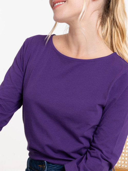 T-shirt violet paradise femme