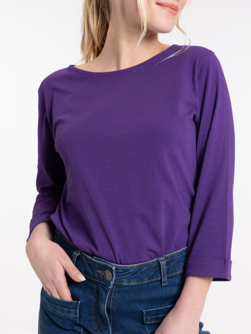 T-shirt violet paradise femme