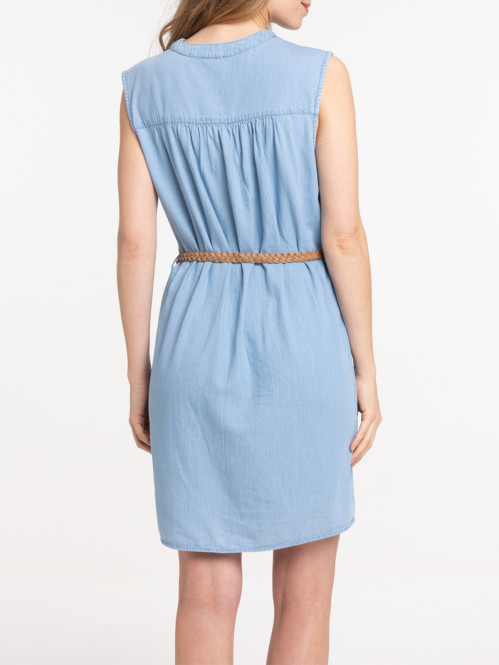 Robe saharienne bleached femme