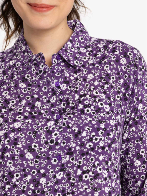 Robe chemise imprimée...