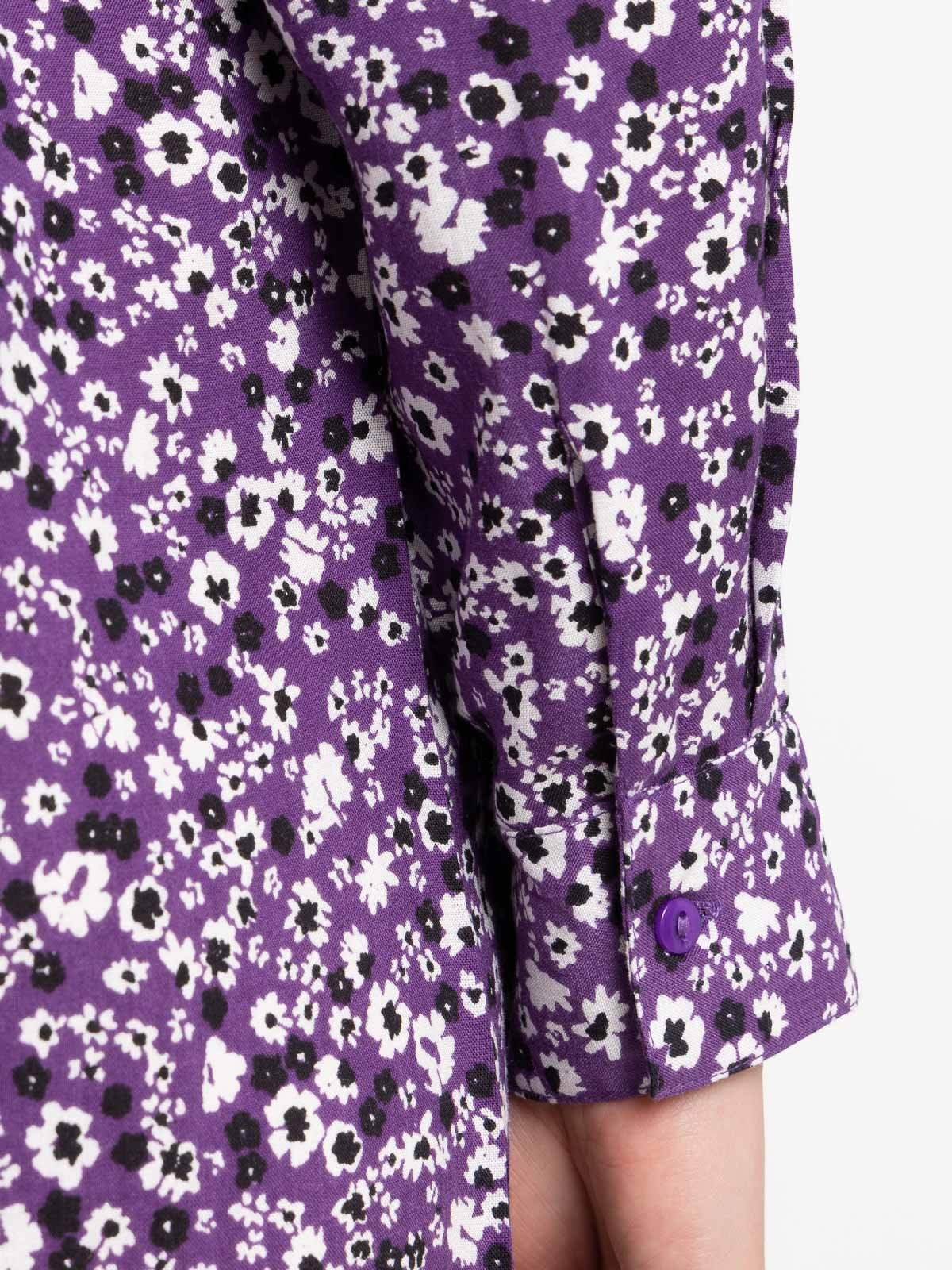 Robe chemise imprimée fleurie femme