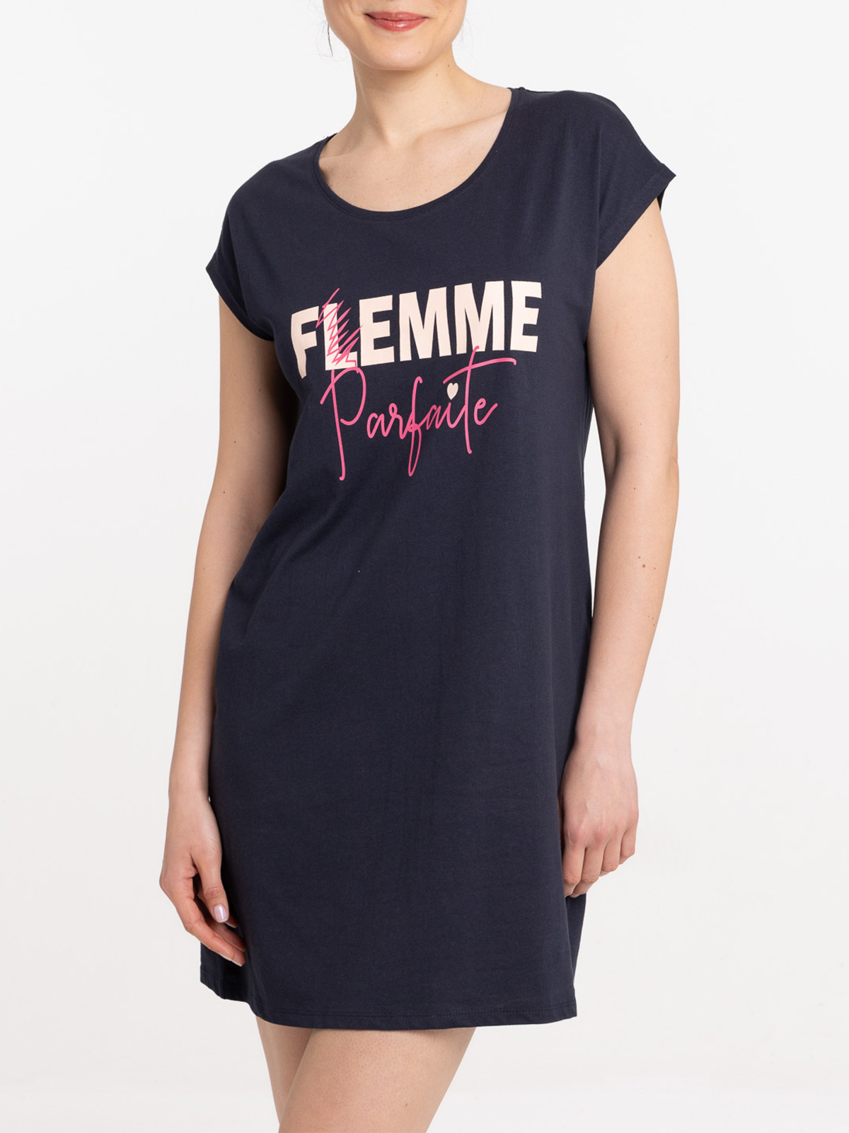 Liquette message marine navy femme Liquette message marine navy femme