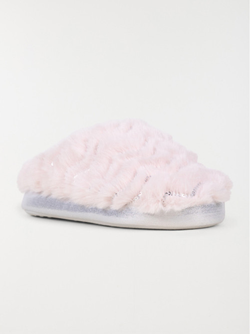 Mules roses et sequins fille (31-35) Mules roses et sequins fille (31-35)