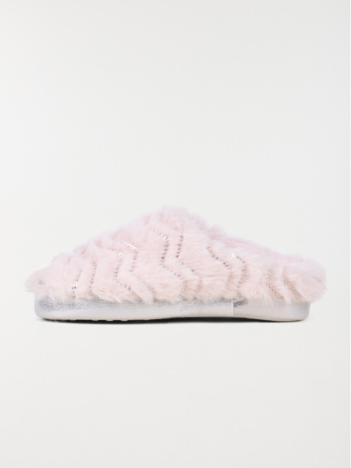 Mules roses et sequins fille (31-35) Mules roses et sequins fille (31-35)