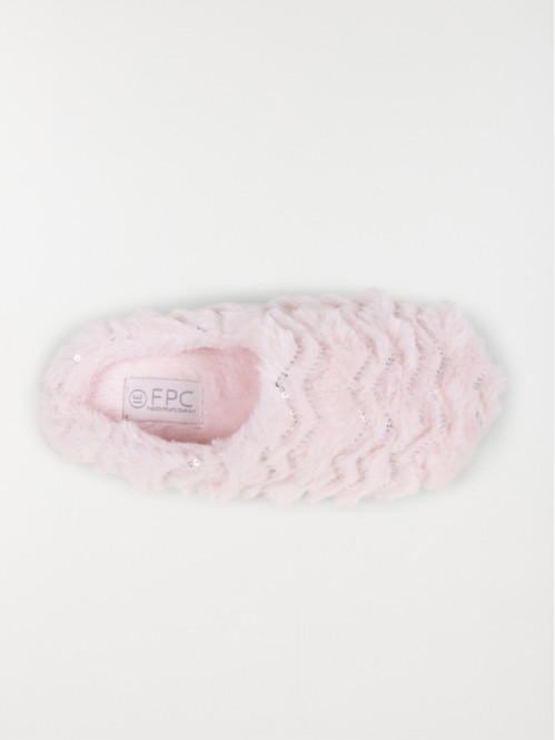 Mules roses et sequins fille (31-35) Mules roses et sequins fille (31-35)