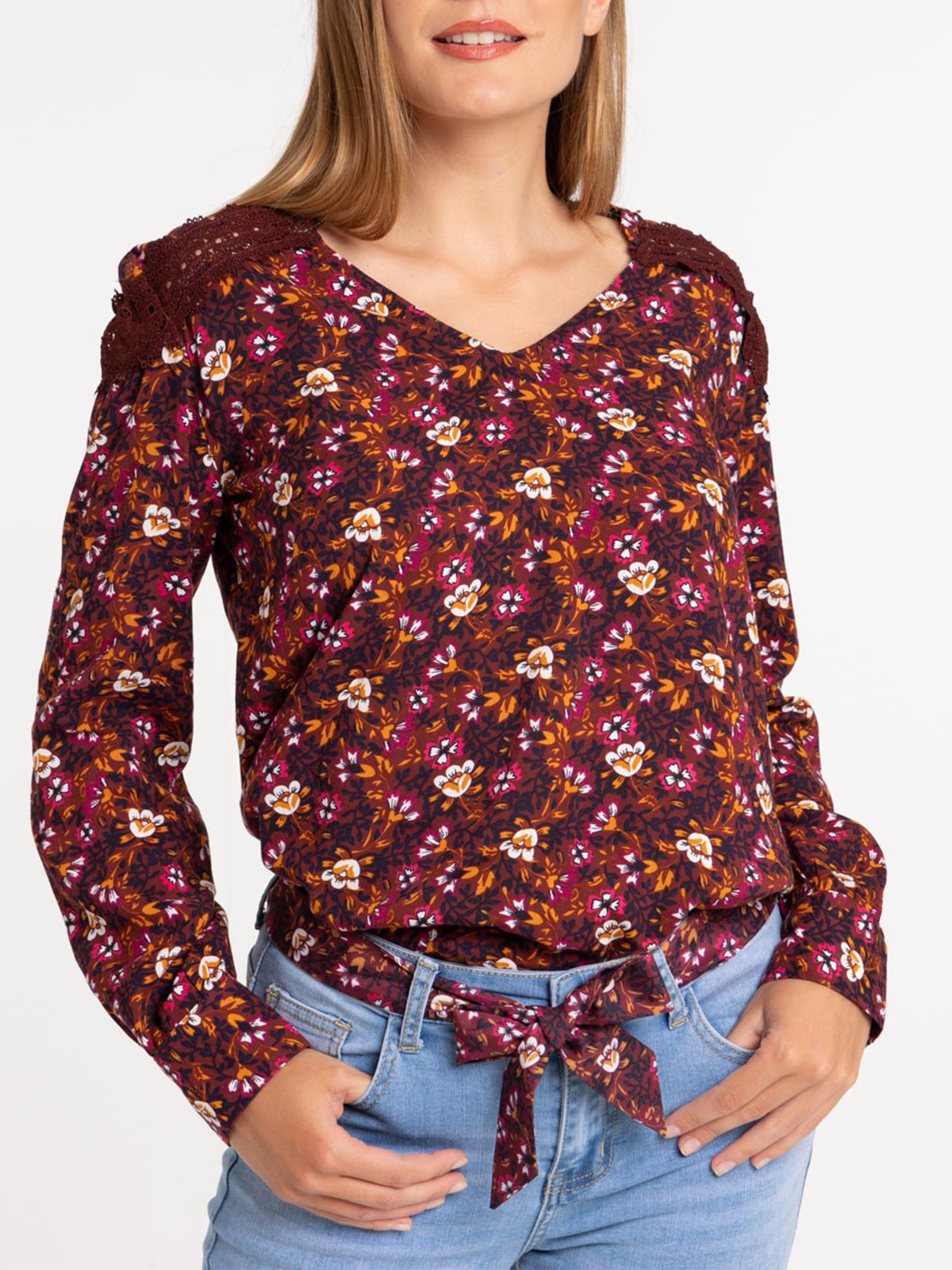 Blouse imprimée florale femme Blouse imprimée florale femme
