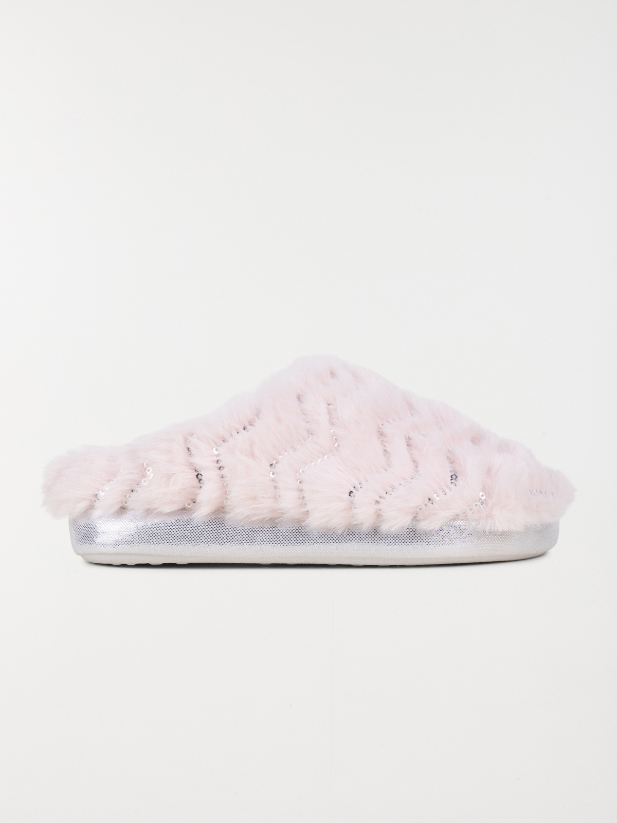 Mules roses et sequins fille (31-35)