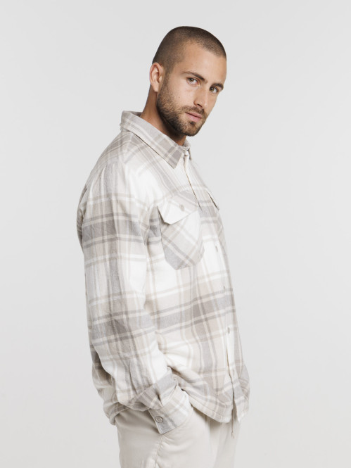 Surchemise à carreaux homme