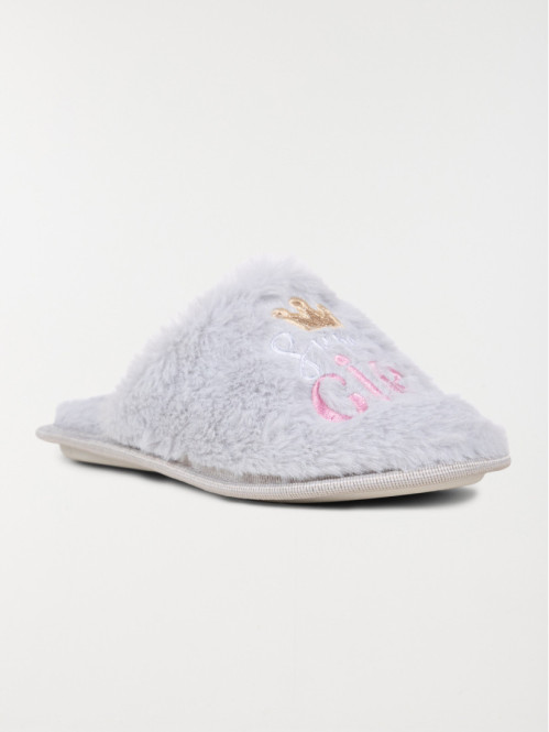 Mules couronne pailletée fille (31-35)