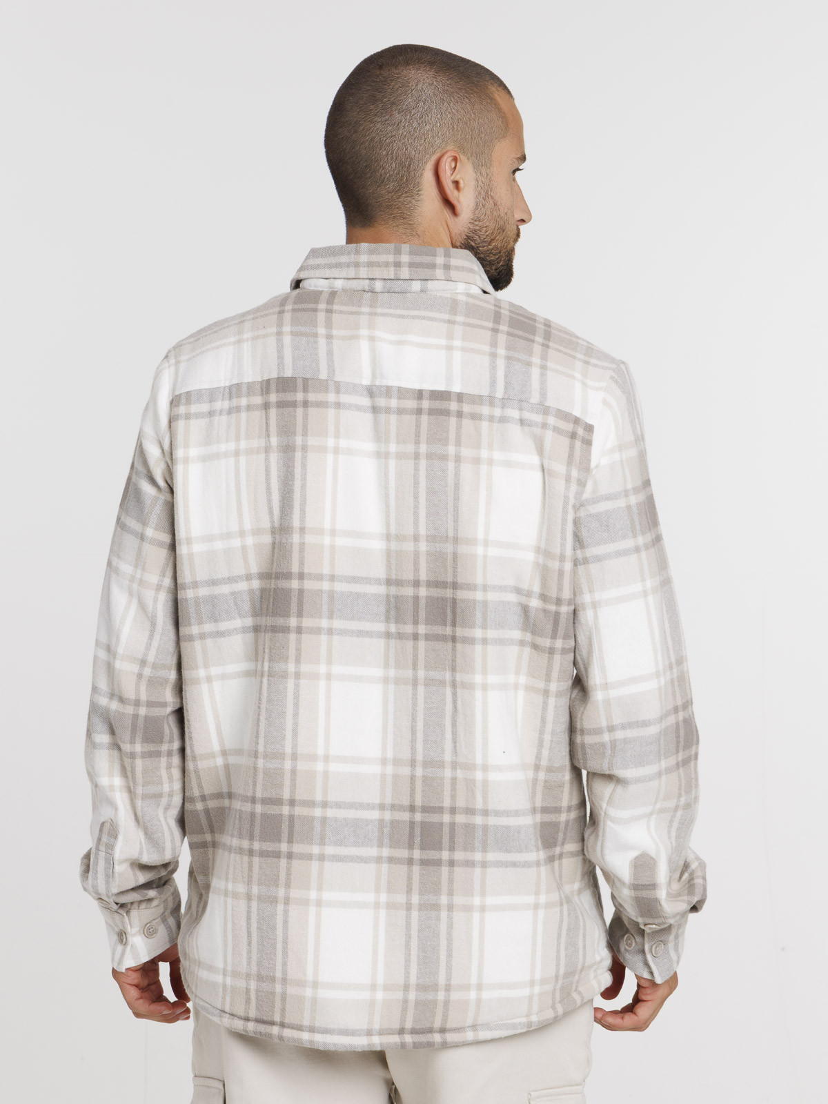 Surchemise à carreaux homme