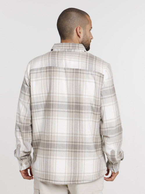 Surchemise à carreaux homme