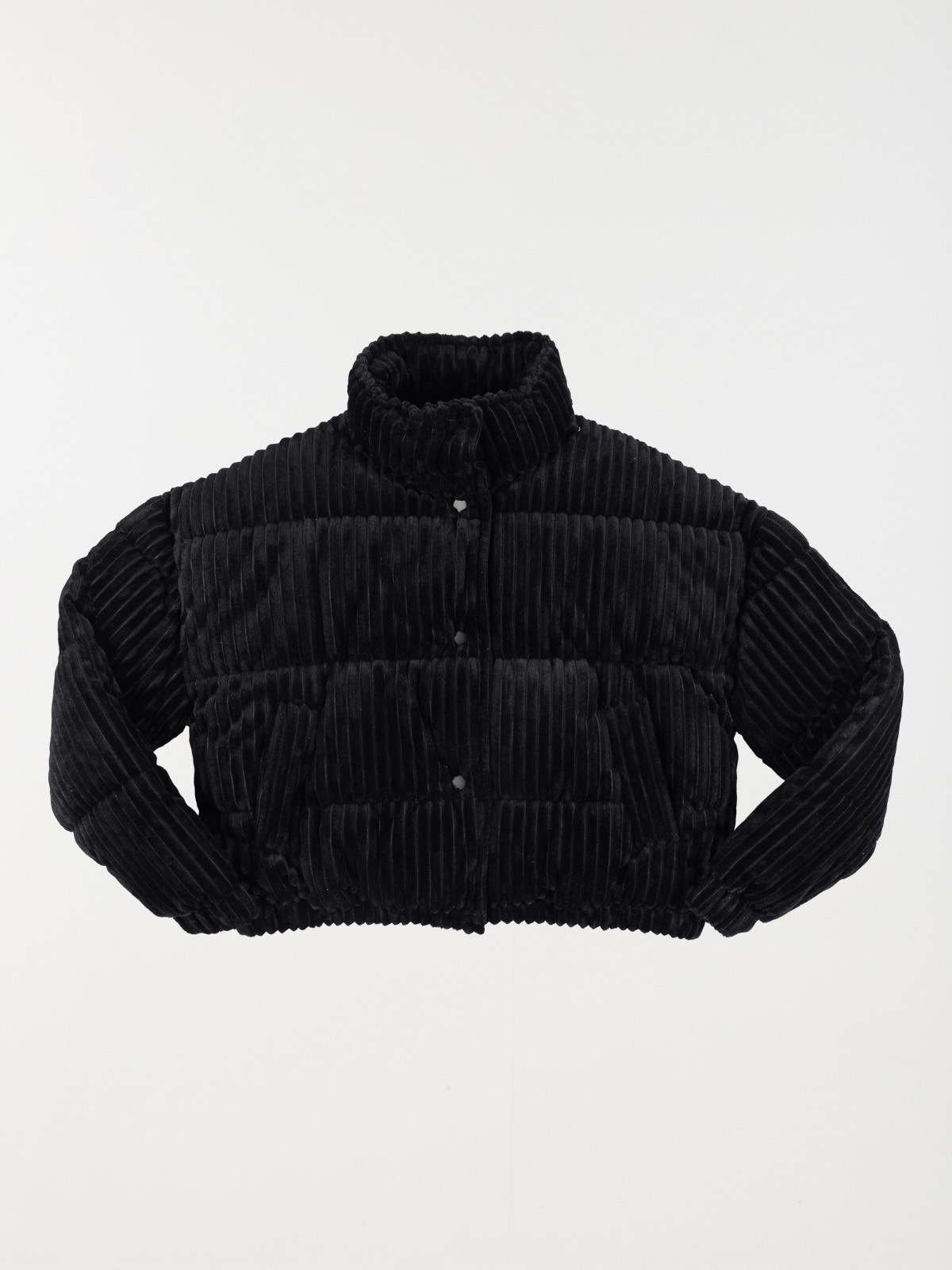Doudoune en velours noir fille (XXS-M) Doudoune en velours noir fille (XXS-M)