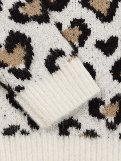 Pull motifs coeurs fille...