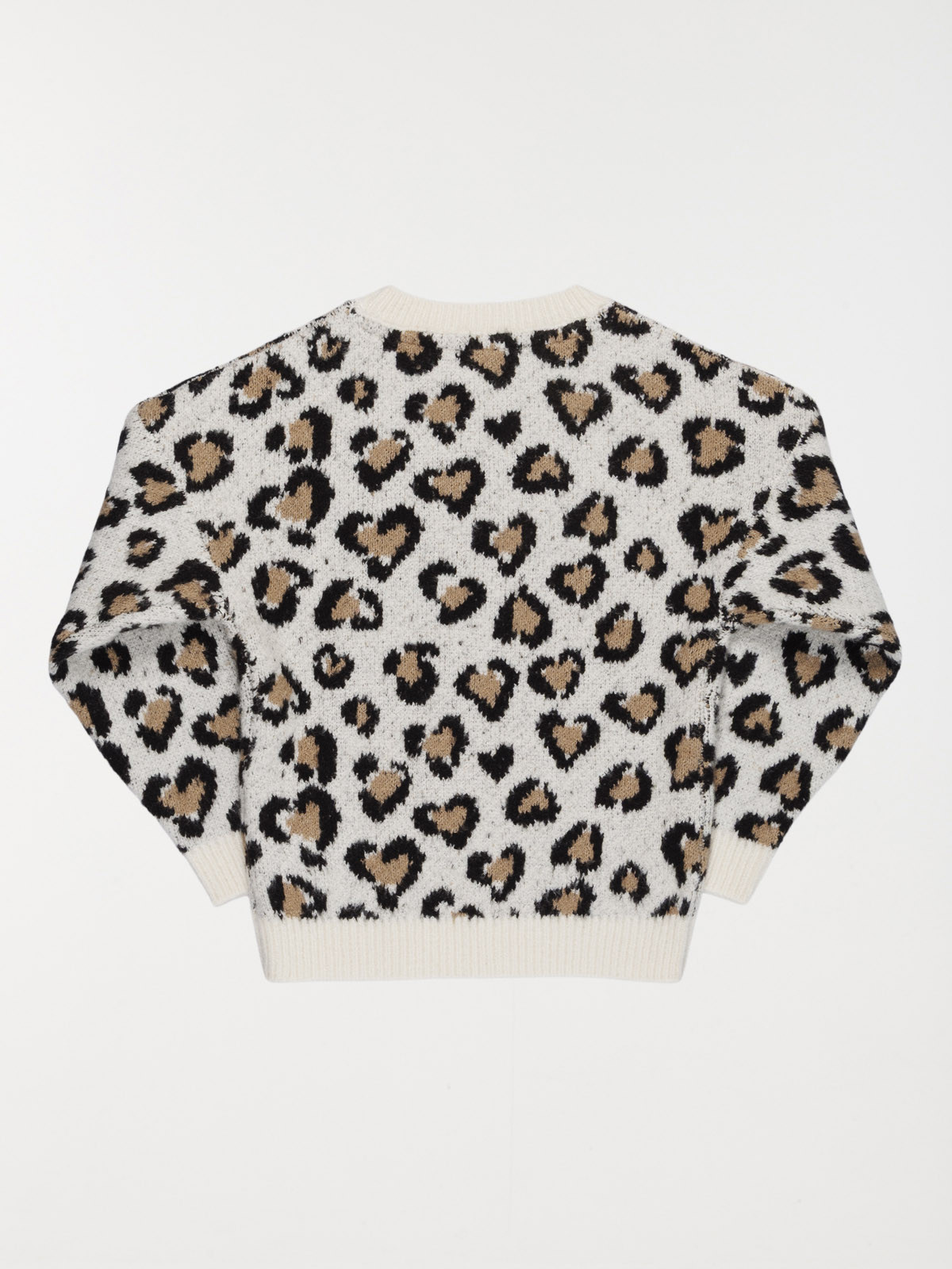 Pull motifs coeurs fille (3-12A)