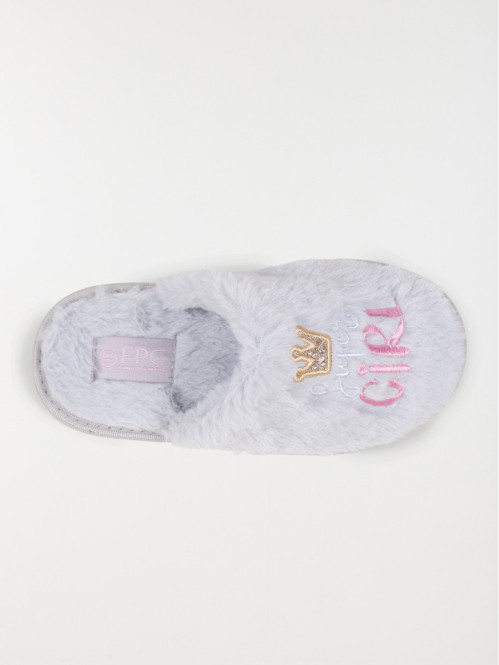 Mules couronne pailletée fille (31-35)