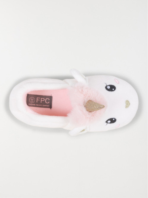 Chaussons licorne 3d fille...