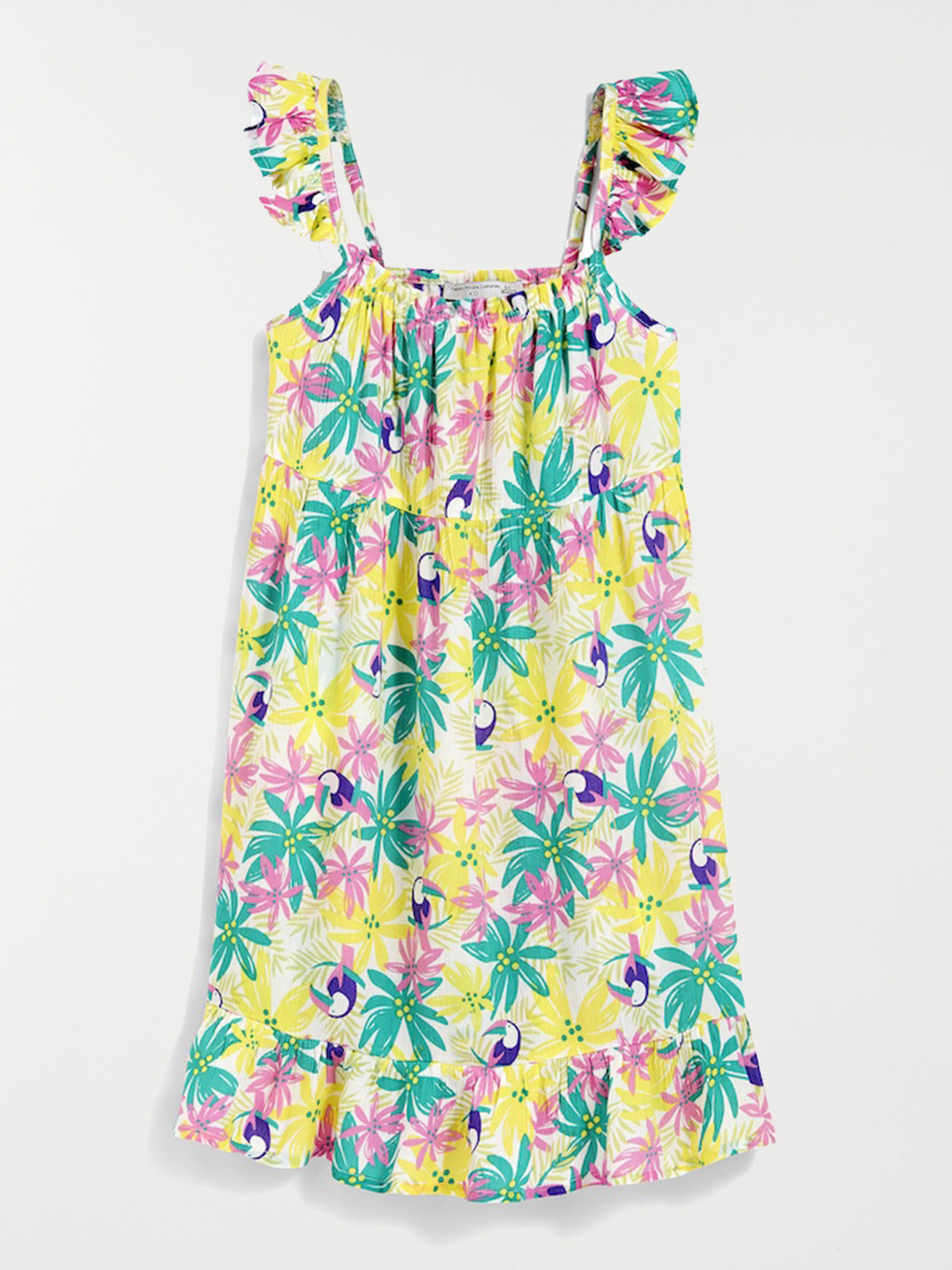 Robe imprimée à bretelles fille (3-12A)