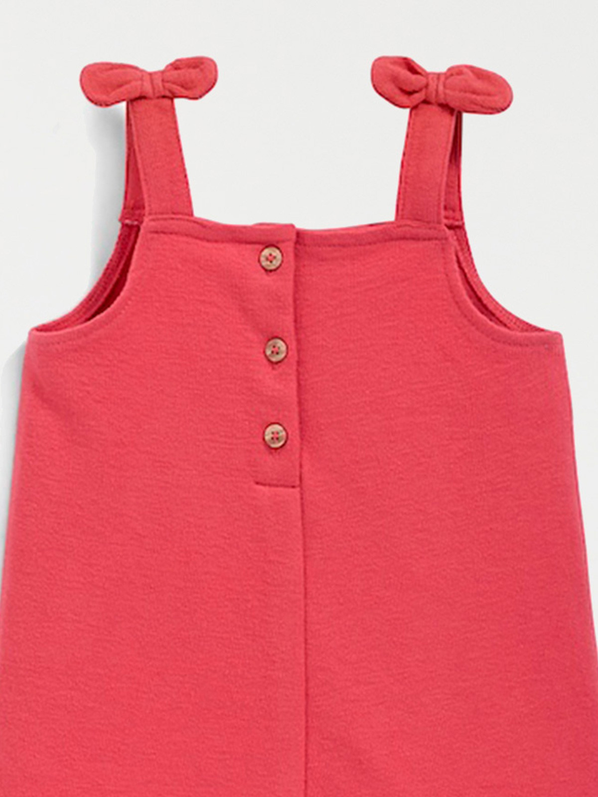 Salopette bretelles noeuds fille (3-36M)