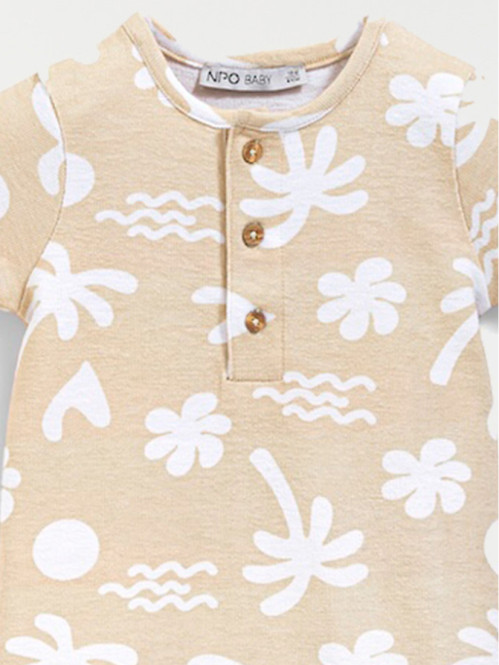 Barboteuse imprimée garçon...