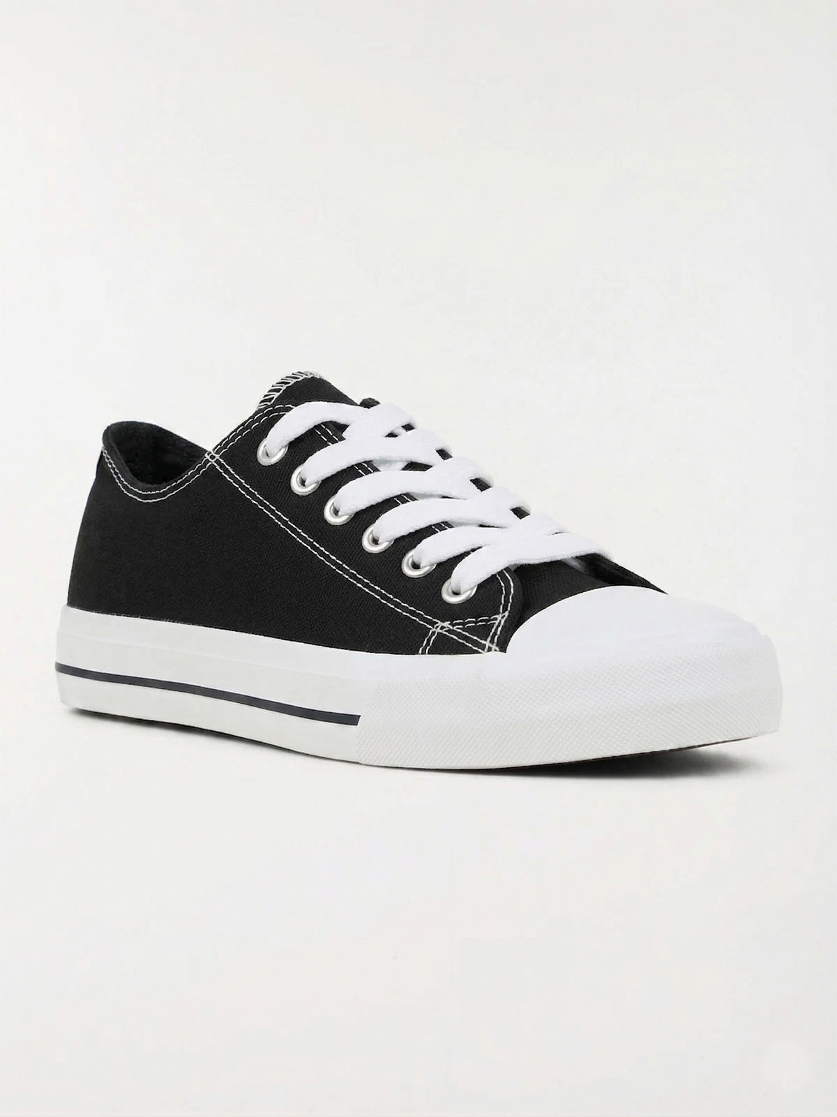 Tennis toile femme noire (36-41) Tennis toile femme noire (36-41)