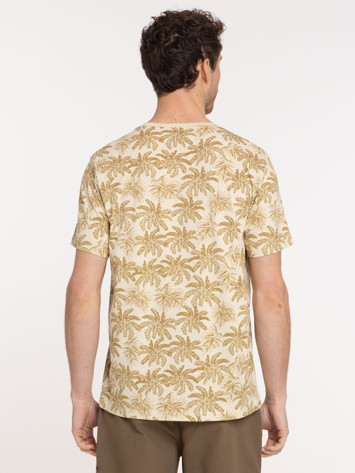 Tee-shirt motif feuille tropicale homme Tee-shirt motif feuille tropicale homme