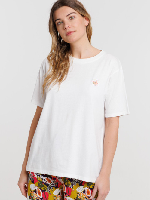 T-shirt motif papaya femme