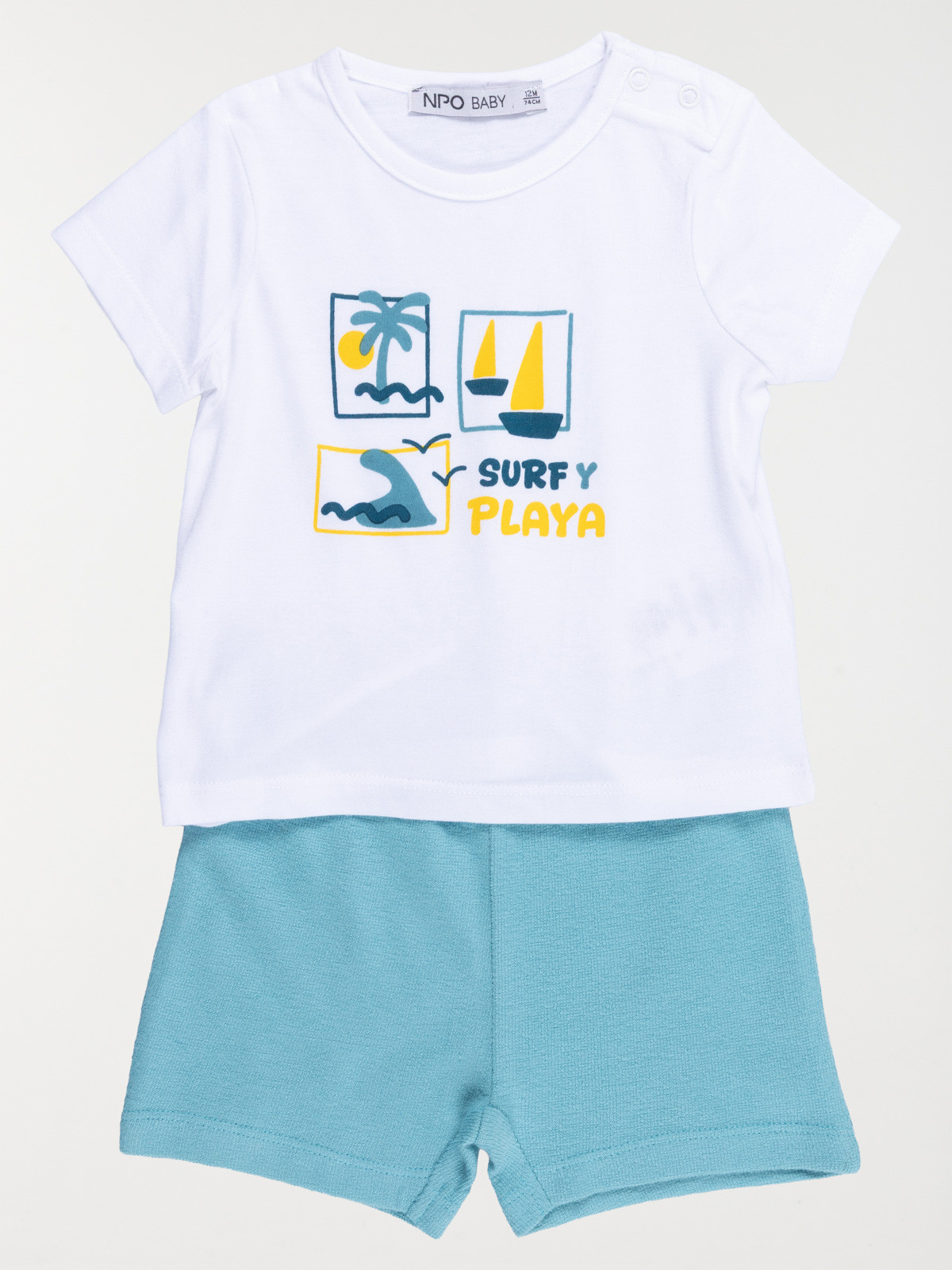 Ensemble 2 pièces imprimé garçon (3-36M)