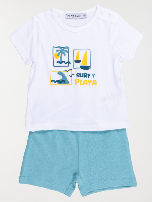 Ensemble 2 pièces imprimé...