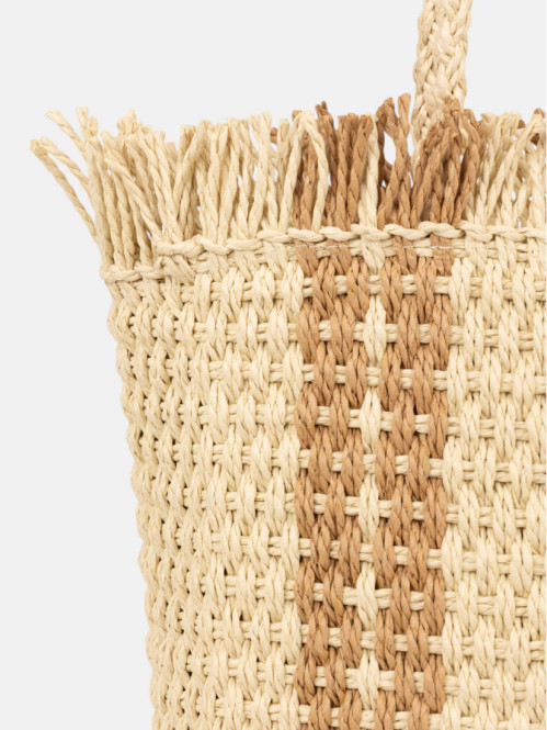 Sac cabas bicolore femme