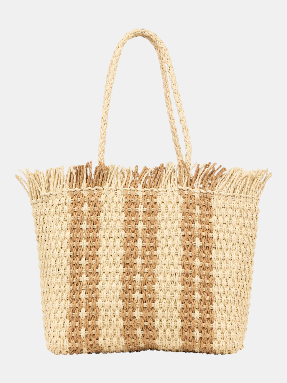 Sac cabas bicolore femme